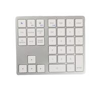 Générique Small Wireless Keyboard, 35-Key Compact Mechanical Keypad, Typing Handheld, 5.71x4.8x0.59Inches Portable Efficient for Personal, Compact Design, Wireless Connection