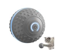 Générique Smart Cat Toy, Interactive Rolling Ball, 2.52x2.52in Portable Automatic LED Light, Electric Motion Activated Chew, Teeth Grinding Training Aid for Small, Medium, Large Kittens