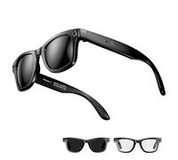 Générique Smart Glasses for Men with Camera, Cyanvue AI Smart Glasses, 800W Camera & 1080P, AI Real-Time Translation, Equipped with Music and Call Functions, Blue Light Filtering Lens (Sunglasses)