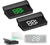 Générique Smart in Car HUD Co Pilot, GPS+BDS Speedometer, 10Hz MPH Display | Shows real-time MPH on a large display with auto brightness while 5V USB plug-and-play power keeps setup simple.