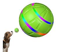 Générique Smart Interactive Dog, Remote Control Rolling Ball, Automatic Tough Pet with LED Flashing Light, Motion Toy for Small, Medium, Large Dogs Home, Training, Playroom, Backyard