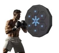 Générique Smart Music Boxing Machine, Machine de Boxe avec Musique et LED, Bluetooth Intelligente Machine de Boxe Electronique Murale, Entraînement à Domicile