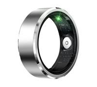 Générique Smart Ring Tracker - Appareil Portable de de la santé, Bracelet de Fitness électronique en métal, de la fréquence Cardiaque du Sommeil, Style Or Argent | Compagnon d'activité pour l