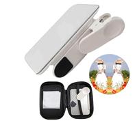 Générique Smartphone Camera Reflection Clip Kit, Ensemble de Clips de réflexion pour caméra de téléphone en Verre,Outils Photo réglables universels Clip Creative pour vidéaste, Photographe, Vlogger