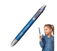 Générique Smooth Ballpoints Pens - Multifunctional Pens For School | 5 Colors Writing Pen Replaceable With Pencil, Smooth Writing Spring Retractable Stationary For School Supplies Learning, Working