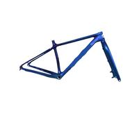 Générique SN05 27.5ER Cadre de vélo Neige Semi-Rigide entièrement en Carbone Inclus/Pas Fourche Avant 197mm arrière 150mm(Bule Chameleon,20 inch)