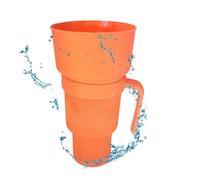 Générique Snack And Drink Cup Gobelet 2 En 1 Avec Bol À Collation, 1000ML Gobelet Avec Paille Et Bol 2 En 1, Matériau ABS, Résistant Aux Hautes Températures, Convient Pour Aller Au Cinéma, Au Parc