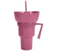 Générique Snack And Drink Cup, Travel Food And Beverage Holder, Leakproof -Use Container For Chips, Candy, Fruit, Popcorn, Juice, Milk Tea, Outdoor Events, Parties, Adults Use, Easy To Clean