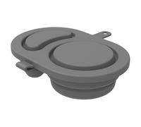 Générique Snack Containers - Divided Food Storage,2-Compartment Folding Storage With Lid Leakproof Silicone For School Work Dressing Travel Sauce Fruit And Others