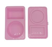 Générique Snack Containers, Silicone Case, Portable Leak Proof Design, Double Compartment Lid, Condiment Box for Kitchen, Fridge, Travel, Camping, School, Pantry Use, 5.59x3.54x1.54 inches