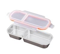 Générique Snack Pack Containers, Stackable Fruit Box, Space Saving Easy Cleanup Dishwasher Safe Pantry Storage Kitchen Utility, Sealed Food Storage for Meal, Prep, Take-Out, Condiments