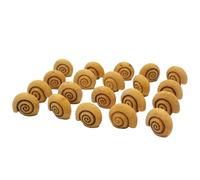 Générique Snail Shells Sculpture, Garden Decoration, 0.75x0.67 inches Resin Miniatures, Fish Tank Accent for Pathway, Flower Pot, Patio, Farm, Aquarium, Bookshelf, Yard, Desk, Driveway