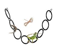Générique Snake Climbing Ring, Flexible Reptile Enrichment, PP, Metal Pet Playing Supplies for Cage Nets, Glass Jars, Home, Bedroom, Living Room, Viewing Room, Zoo Wall Fences, 30cm