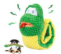 Générique Snake Dog Toy Plush | Interactive Squeaky Dog Foraging Toy | Long Stuffed Snake Chew ?oy for Puppies & Dogs | Teeth Cleaning Plush ?oy for Training & Enrichment