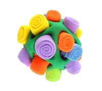 Générique Sniffing Toys - Colorful Rubber 10cm | Sniff Ball Interactive | Washable Puzzle Ball | Treat Dispenser for Indoor Outdoor Play and Training