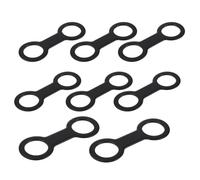 Générique Snorkel Keeper Clip - 8 Piece Silicone Snorkel Retainer Set, Quick Release Double Ring Flexible Tube Holder Clip, Universal Diving Snorkels Fixing Accessory