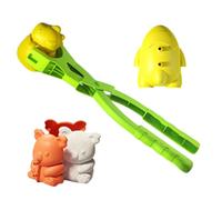 Générique Snow Ball Makers for Kids -33cm Funny Winter Outdoor Toys | Beach Toys Snow Ball Clip Mold | for Boys Girls Adults Children Family Travel Games Backyard Beach