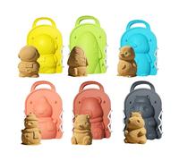 Générique Snow Molds - 6 Pieces Fun Cute Mold | Kids Winter Outdoor Toys with Play Features, Snowball Maker for Games Fighting Beach Christmas Family Time Backyard Sand Play