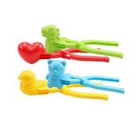 Générique Snowball Maker Clips Snow, 4PC Snow Ball Toys Games Mold pour enf-Ants, Snows Ball Fight Maker Tool Clip, Winter Snows Toys, Scoop Balls Shaper Moules, réutilisables adaptés aux Adultes