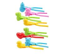 Générique Snowball Maker Clips Snow, 4PC Snow Ball Toys Games Mold pour enf-Ants, Snows Ball Fight Maker Tool Clip, Winter Snows Toys, Scoop Balls Shaper Moules, réutilisables adaptés aux Adultes