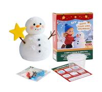 Générique Snowman Making Kit | Snowmans Craft Kits | Christmas Decorations Funny - Holiday DIY Snowmann Building Set | For Kids Teens Boys Girls Family Party Home