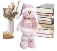 Générique Snowman Plush Decor - Nain de Noël Debout | Jouet Décoration Intérieure pour Plancher Table Cuisine Fenêtre Cheminée | pour Table Porte Fenêtre Intérieur Fête de Noël Cuisine