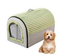 Générique Snug Animal Retreat - Enclosed Pet House for Sleep Fun | Cloth with Soft Cushion, Washable Tent Bed, Portable Design for Home Bedroom Living Room, Ideal for Cats Dogs Under 16.5 pounds