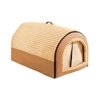 Générique Snug Animal Retreat - Enclosed Pet House for Sleep Fun | Cloth with Soft Cushion, Washable Tent Bed, Portable Design for Home Bedroom Living Room, Ideal for Cats Dogs Under 16.5 pounds