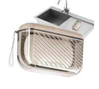 Générique Soap Travel Bag, Portable Soap Box with Lid, Leakproof Detergent Holder, Draining Container, Clear Compact Design, Ideal for Traveling, Camping and Bathroom Use, 12x7.8x4.5cm