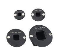 Générique Socket Adapter Set 4piece Round Bearing Adapter Set | Socket Adapters Sets | Drive Ratchet Adapters Kit | Tools Accessory Drive Extension for Nut Wrench Drill Tight Spaces