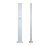 Générique Socle de borne de Recharge extérieure Robuste pour véhicules électriques | Station de Recharge au Sol pour véhicules électriques | Support résistant aux intempéries pour Usage Domestique et