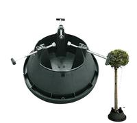 Générique Socle pour Arbre De Noël | Base pour Arbre Artificiel | Fonction De Rétention d'eau avec Boulons Réglables,pour Décoration De Fête Maison De Campagne