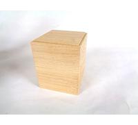 Générique Socle pour statue en chêne massif 8 x 8 x 10 cm (Naturel)