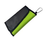 Générique Soft Bait Binder, Hard Cover Fishing Tackle Organizer, 8.66x5.12x7.09 inches, Clear Storage Pockets, Waterproof Carry Pouch, Wrap Wallet for Snell Rigs, Worm Jigs, Lures, Tools