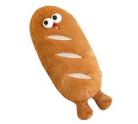 Générique Soft Bread Plush Toy, Funny Stuffed Food for Bedroom, Living Room Or Study, Cute Brown Loaf Doll, Cozy Decorative Cushion Gift, Measures 4.72x3.94x9.84 inches