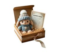 Générique Soft Bunny Stuffed Toy - Hugging Companion Bunny Doll, Small Plush Stuffed Toy, Soft for Girls and Kids, Birthday, Christmas, Easter, Valentines, Desk, Sofa Or Car Decor