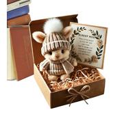 Générique Soft Bunny Toys - Portable Hugging Companion Doll, Small Stuffed Toy | Cute Design, Ideal for Girls Kids Birthday Christmas Easter Valentines Indoor Desk Sofa Car, Plush, 18cm