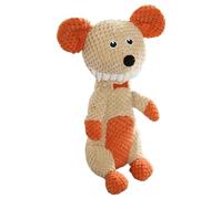 Générique Soft Chew Toy, Squeaky Plush Dog Toy, Interactive Pet Plaything, Cartoon Animal Design, Ideal for Small, Medium, Large Dogs, Indoor, Outdoor Plays 10x8x32cm