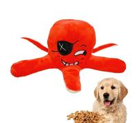 Générique Soft Chew Toys, Squeaky Dog Chew, Interactive Puppy Toy, Octopus & Starfish Plush Pet Toy, Teething Relieffor for Aggressive Dogs Chewers, (2-Pack/Blue & Orange)
