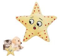 Générique Soft Chew Toys, Squeaky Dog Chew, Interactive Puppy Toy, Octopus & Starfish Plush Pet Toy, Teething Relieffor for Aggressive Dogs Chewers, (2-Pack/Blue & Orange)