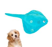 Générique Soft Chew Toys, Squeaky Dog Chew, Interactive Puppy Toy, Octopus & Starfish Plush Pet Toy, Teething Relieffor for Aggressive Dogs Chewers, (2-Pack/Blue & Orange)