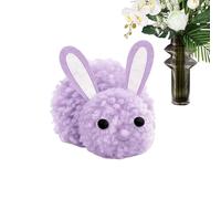 Générique Soft Cotton Fill - Bunny Plush Craft, Eco-Material for Classroom Art, Felt Animal Kit, Manual Maker Toy with Kid-Safe Needle, Holiday Fun Set for Learning Stitching Playing