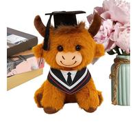 Générique Soft Cow Plush, Huggable Stuffed Pillow, 7.87 inches Plush Toy with PP Cotton Fill, Cute Animal Pillow, Cow Stuffed Toys with Adorable Design, Kids Comfort Toy for Bed and Travel