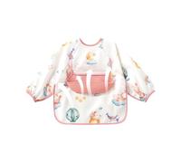 Générique Soft Feeding Overalls, Waterproof Smock, 14.2x11.8 Inches Handheld Size with Full Coverage, Heavy Duty Fabric Childcare Accessory, Modern Style with Long Sleeve, Gift for Boys and Girls