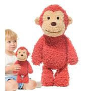 Générique Soft Monkey Plush Toy - Cuddly Stuffed Animal for Kids, Boys & Girls, Super Soft & Huggable Figurine | Durable Plush Toy for tôddlêrs, babiês, Nursery Decor & Comfort