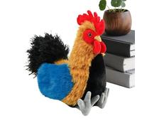 Générique Soft Plush-Chicken Toy - Rooster Animal Doll, Comfort Pillow with Fabric Build, Cute Accent, Companion, Stuffed Doll for Holiday Birthday Nursery Bedroom Living Room Apartment Dormitory