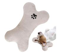 Générique Soft Puppy Pillow Toy, Washable Pet Cushion, Bone Plush Shape Toy with Strength, Authentic Chew Pet Cushion, Animal Pillow for Details, Small Dogs Sleeping Toys for Home Travel Usage
