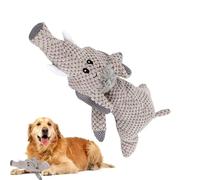 Générique Soft Teething Squeaker, Fun Interactive Toy, 9.4 inches Elephant with Sturdy Feature, Training Dog Games, Bouncing Fetch with Colorful Style, Puppy Gear for Beach and Home Yard & Park