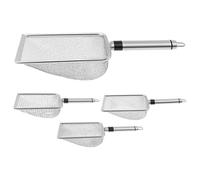 Générique Soil Sifter, 4 Pieces Stainless Steel Mesh Gardening Screens, Efficient Rock, Dirt Separator Tool, Potting and Sand Filter for Lawn Care, Beach Cleanup, Outdoor Garden Projects