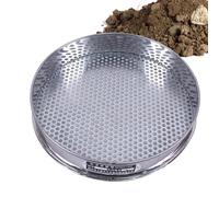 Générique Soil Sifter- Stainless Steel|Sifting Screen Metal, Portability Ergonomic Diameter Ensuring Comfortable Handling Lightweight Non-Slip Ergonomics Grip Long-Lasting Resisting Rust